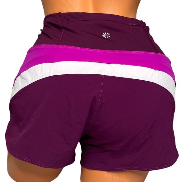 Athleta Pants - Athleta Athletic Shorts Womens Fuschia Light Pink And Hot Pink Vented Pull On XS